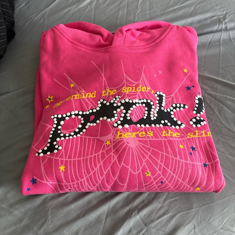 Pink Sp5der Hoodie